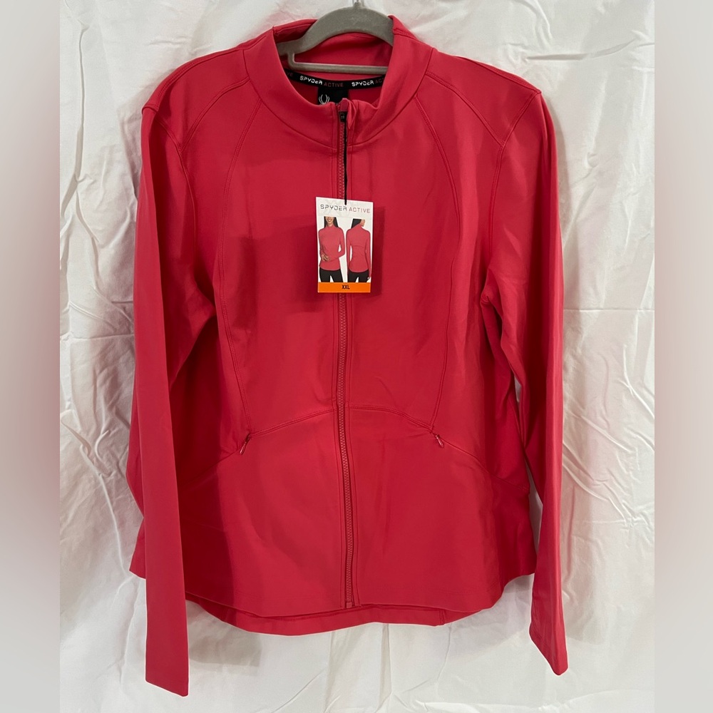 Spyder Women's Vibrant Pink Yoga Jacket